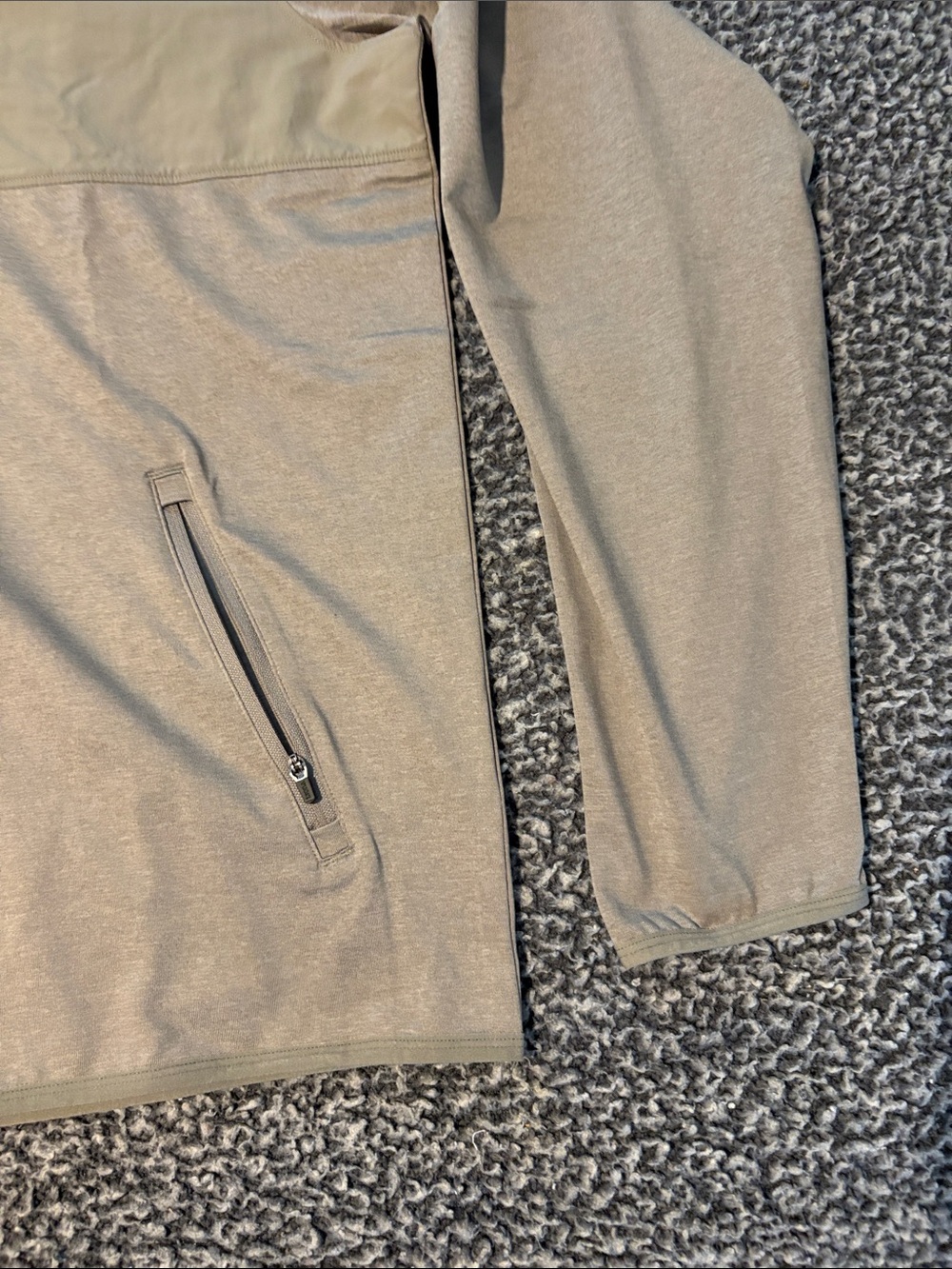 Vuori Men’s Size XL Sunday Element Jacket in Biscotti Heather NWT! - Picture 6 of 12